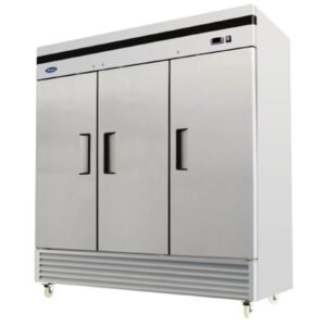 Atosa Bottom-Mount Three-Door Reach-In Freezer – MBF8504GR