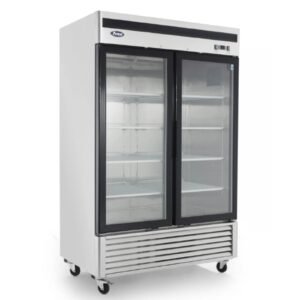 Atosa Two-Door Glass Door Merchandiser Cooler – MCF8707GR